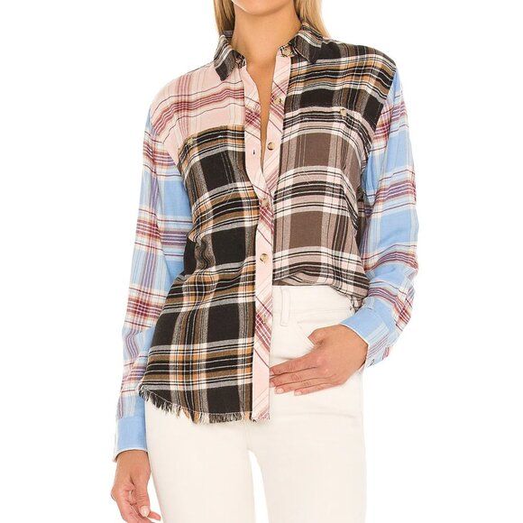 Rails Brando Chelsea Mixed Plaid Button-Front Shirt - Picture 1 of 10
